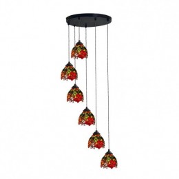 Rustic Rose 6-Light...