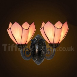 2 Light Tiffany Wall light