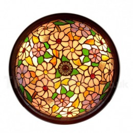 16 Inch Tiffany Flush Mount