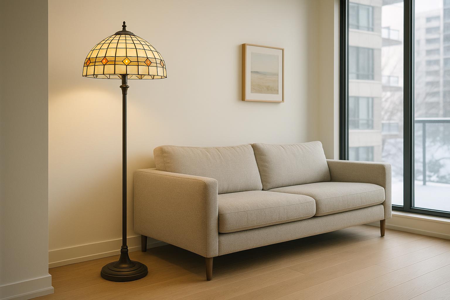 Room to Glow: Scaling a Large Tiffany-Style Floor Lamp