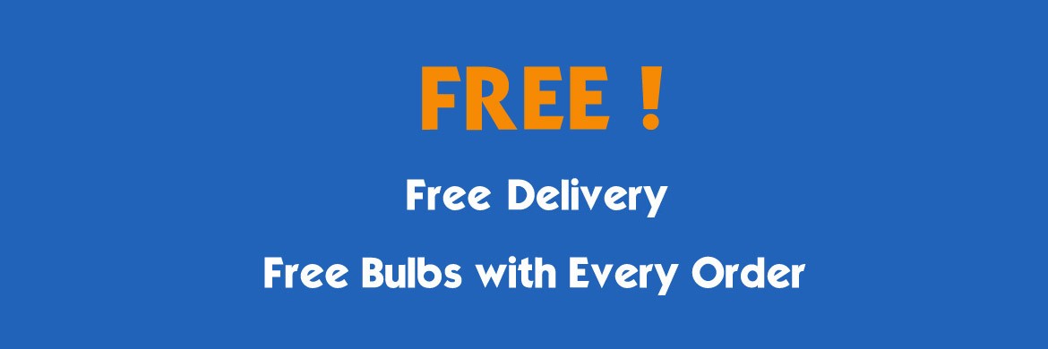 Free Delivery and Bulbs
