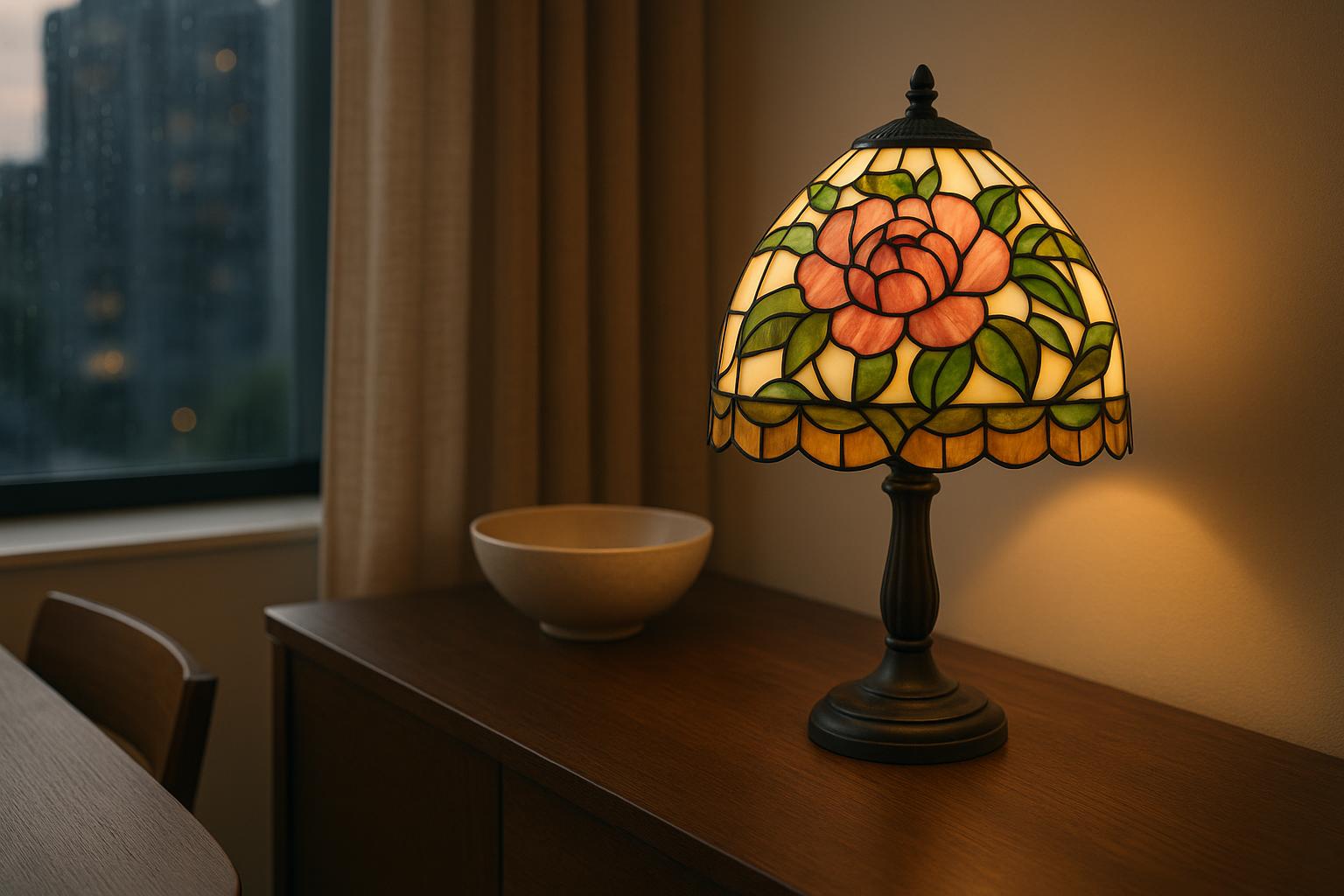 Beyond Colour: Reading the Shape of a Scalloped Tiffany-Style Lamp