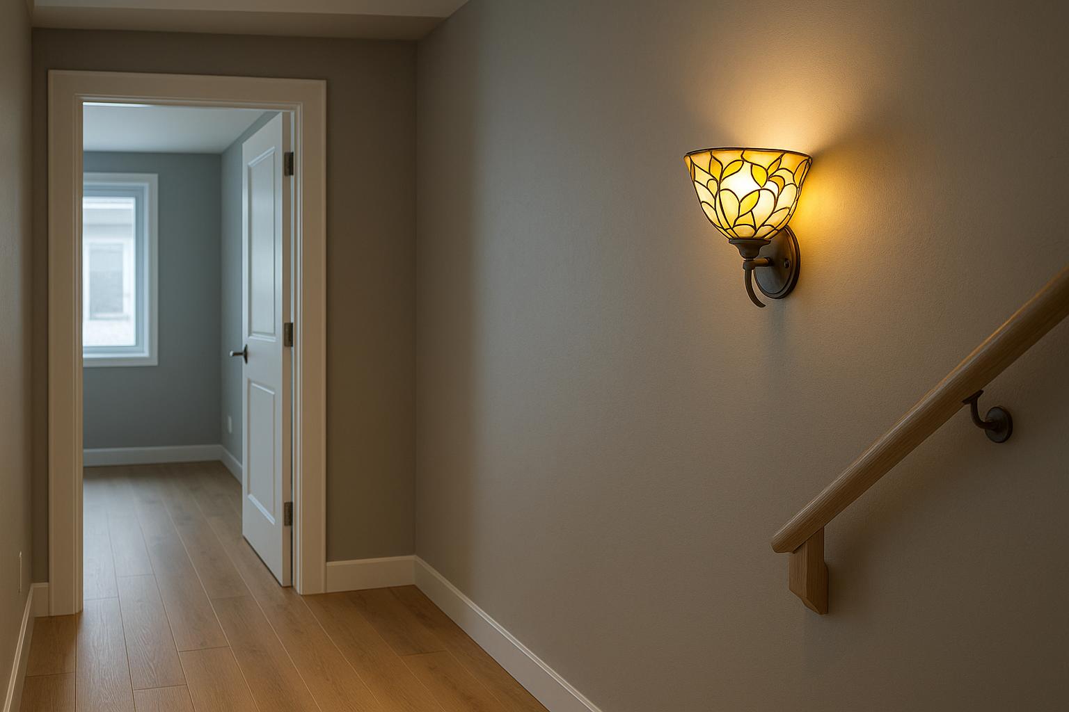 Lighting the Route Down: Tiffany-Style Fixtures for Basement Hallways and Landings