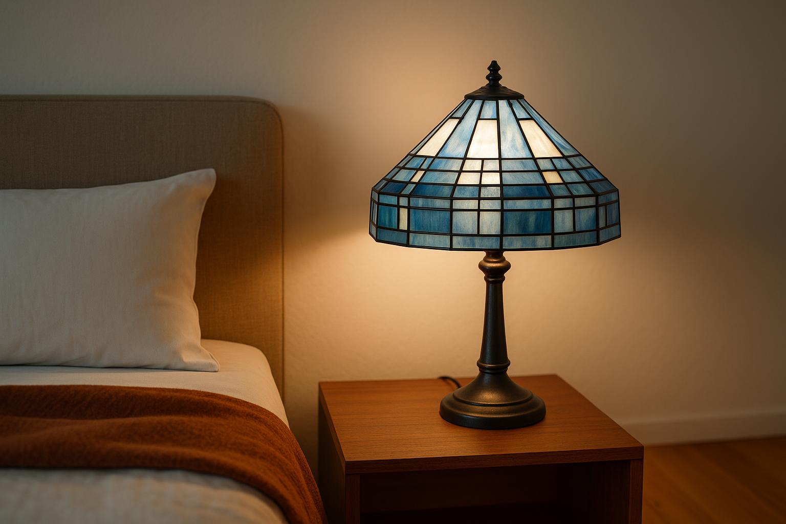 How Tiffany-Style Lamp Colours Change After Sunset
